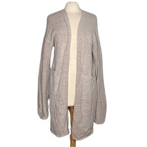 Altar'd State Cream Open-Front Cardigan